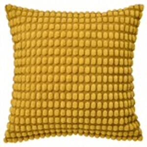 IKEA SVARTPOPPEL Yellow Cover a Super Soft Tactile Accent for Any Room